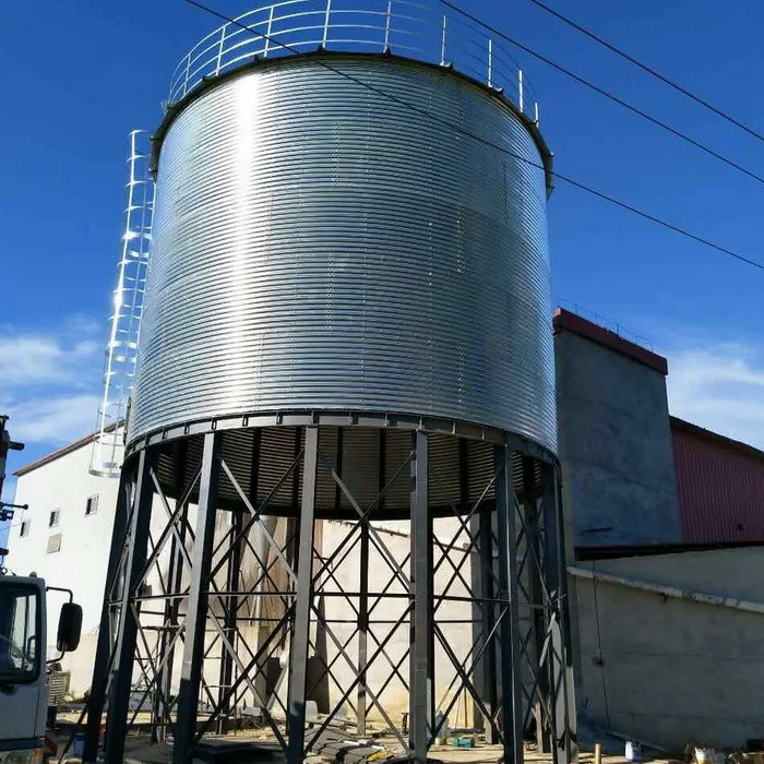 corn silo height