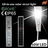 50W LED Solar Power Street Light 80W Solar Panel 40Ah Battery All in one, solar auto sensor light, integrated solar street light