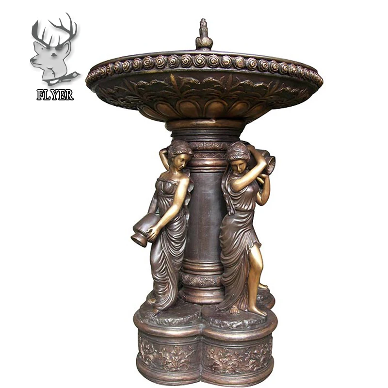 Discount Bronze Water Fountain Wholesale With Women Statues Buy