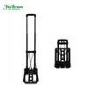 Lightweight Folding Travel Cart on Wheels/Plastic Compact Luggage Trolley