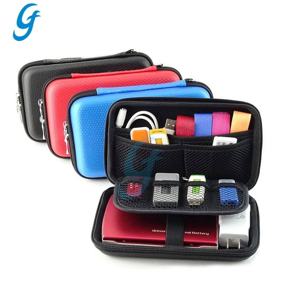 Waterproof Eva Hard Multipurpose Pu Leather Usb Flash Drive Carry Case