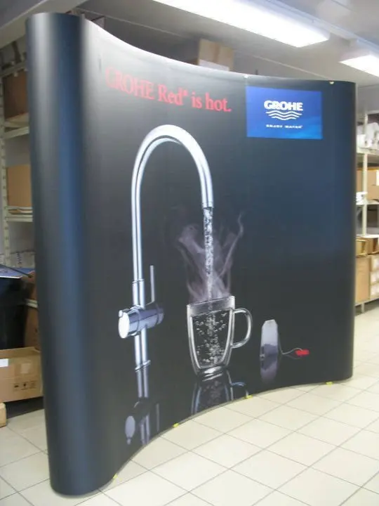 High Quality 85x200 Advertising Pull Up Display Roll Up Poster Stand