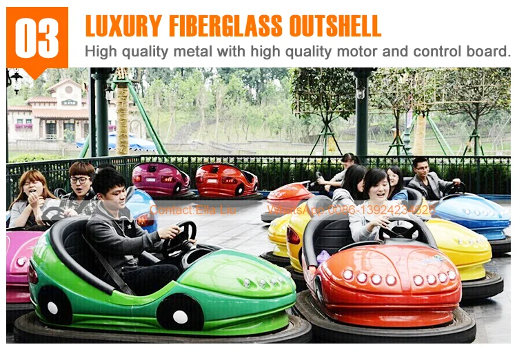 Threeplus coin operated kids electric bumper cars with jeux videos for sale