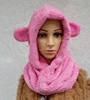 Faux Fur Hat Pattern With Ears,Faux Fur Animal Hood Hat