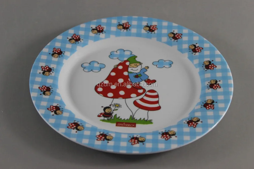 Lovely Design Melamine Dinner Plate For Kids