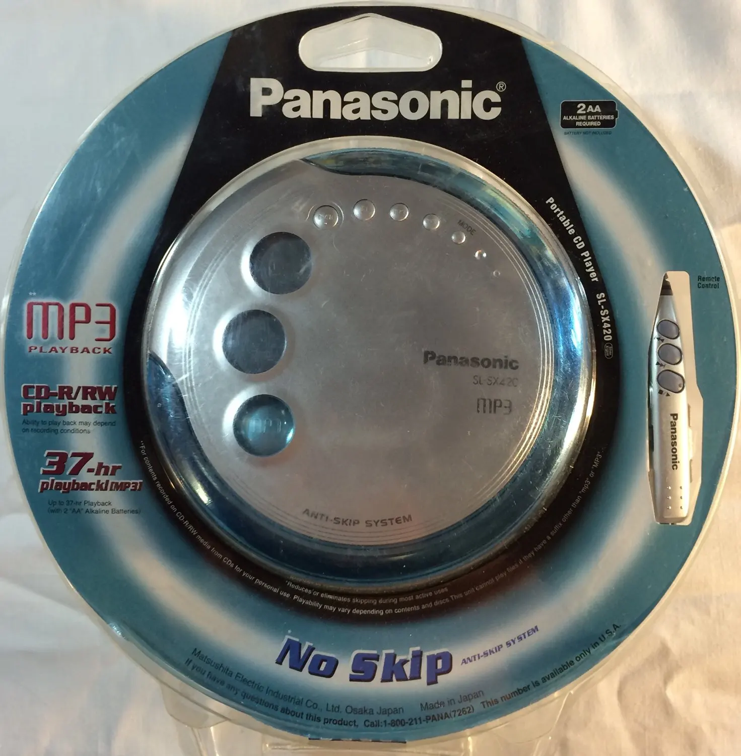Buy Panasonic Sl Sx420 Portable Personal Cd Player Plays Mp3