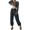OEM Women Vintage Overdyed Cargo Wind Pant