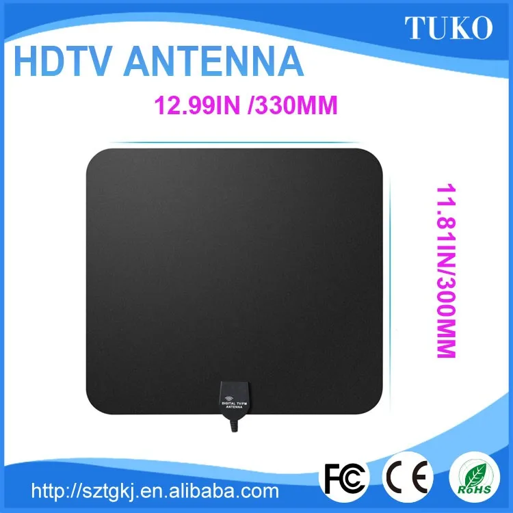 Super Thin Flat Tv Antenna 50miles Range Dvb T Active Best Indoor Tv Antenna With 25dbi And 75 5cable 3mtrs White Black Color Buy Best Indoor Tv Antenna Dvb T Active Antenna Super Thin Flat Tv