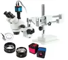 Laboratory trinocular microscope for pcb, optical microscope stereo zoom