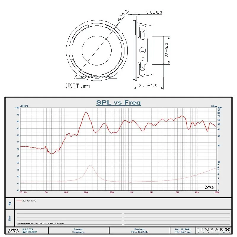 New Design Small Speaker Parts 4ohm 3w 40mm Micro Speaker