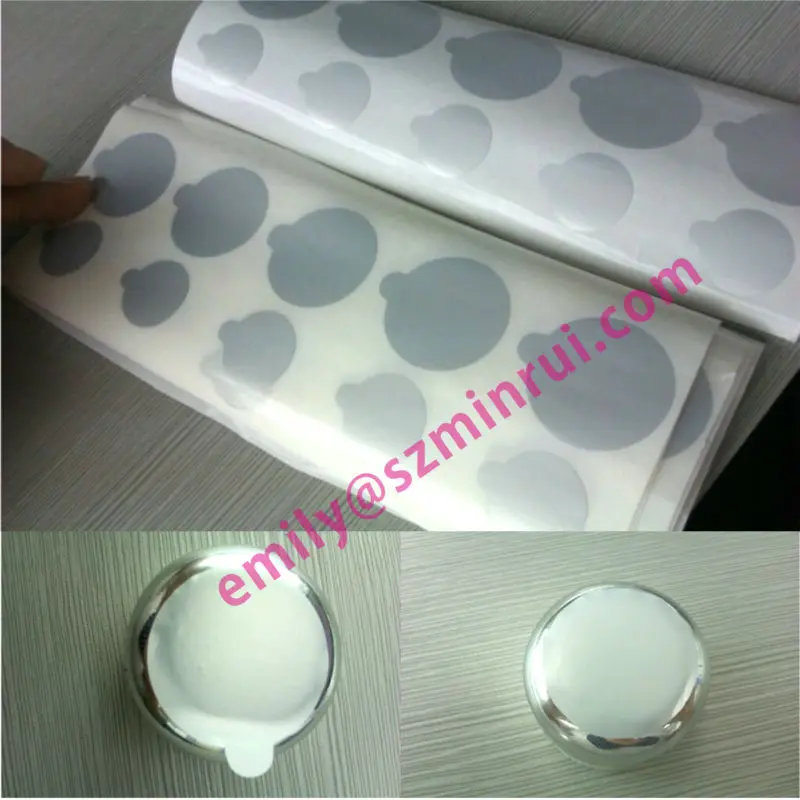 Custom Die Cut Self Adhesive Aluminum Foil Seal Stickers For Customers