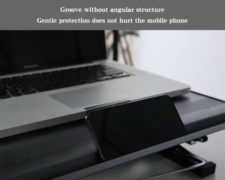 Converter Ergonomic Sit To Stand Desk Gas Spring Office Workstation Anti Fatigue Stand Up Down Desk Sit Stand Workstation