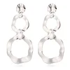 new arriving good quality wholesale Double circle geometric Retro Acrylic acetic acid charm Earrings Jewelry for women