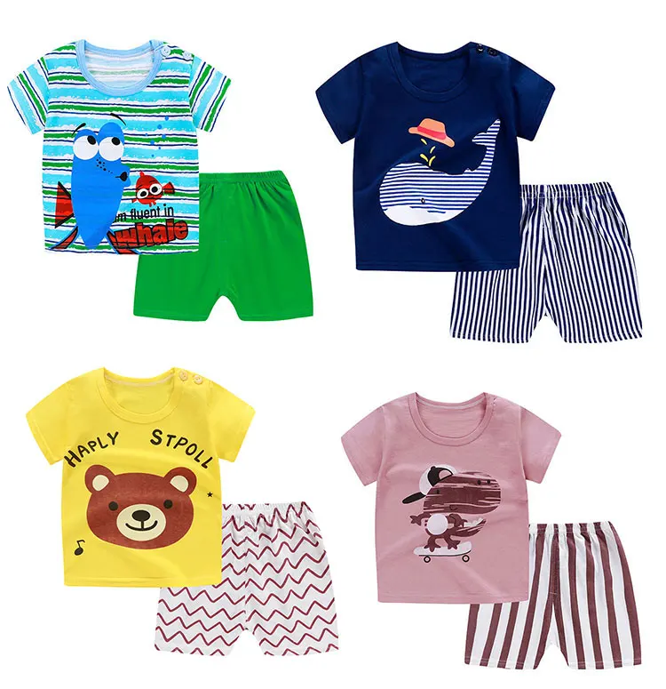 Cartoon Kid Garment Short Sleeve Little Boys Clothing - Buy Little Boys ...