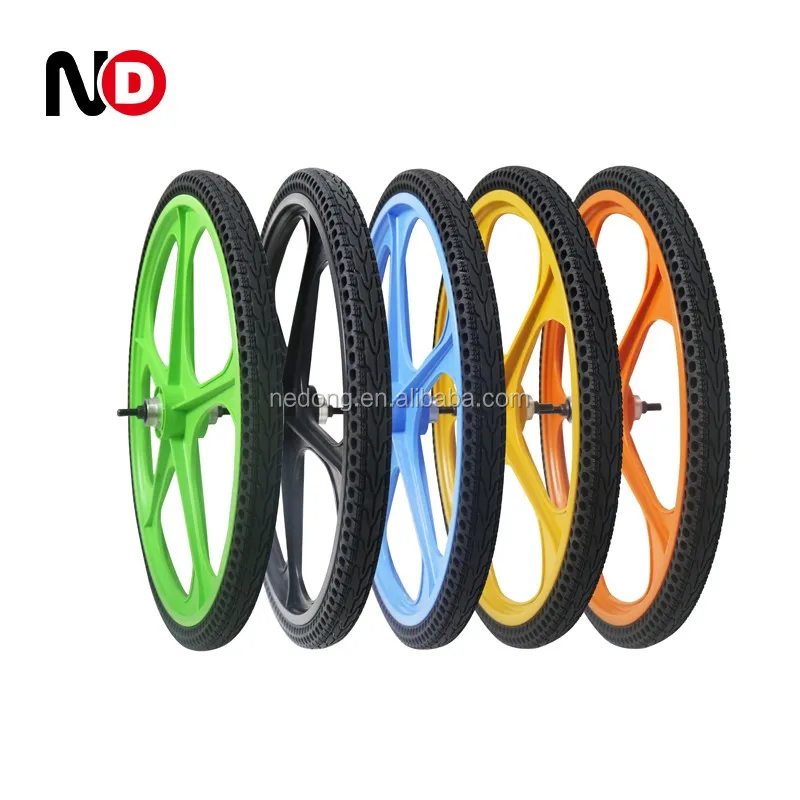 24x1.5 Ecofriendly Bicycle Plastic Wheel With Punctureproof Tyre