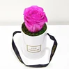 Hot! Luxury Paper Cardboard Tube Gift Flowers Packaging Mini Small Single Round Circle Flower Box