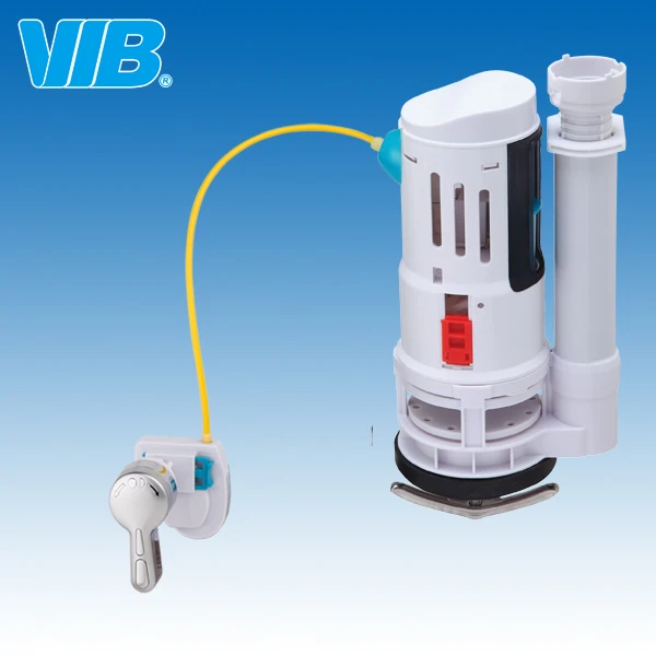 
One-piece Toilet Cable Flush Outlet Dual Flush Valve 
