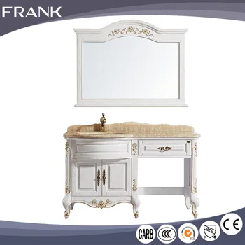Frank Bulk Luxurious Imported Natural Marble Import Solid Frank Bulk Luxurious Imported Natural Marble Import Solid Wood French Antique Bathroom Vanity Cabinet