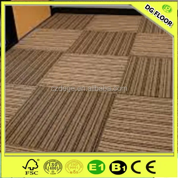 Striped Carpet Tiles Commercial Contract Heavy Duty Loop Pile Stripe Floor Tile