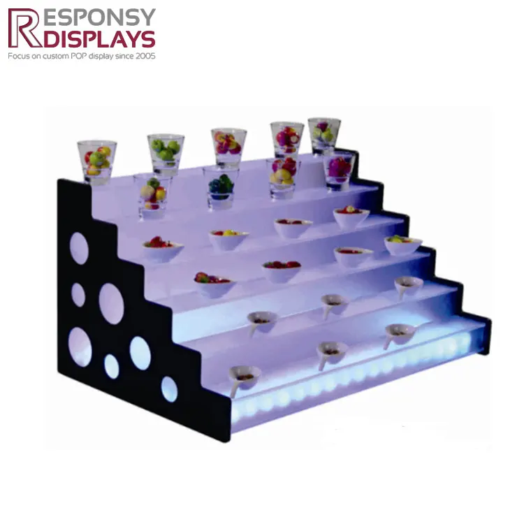 Custommade Acrylic Cake And Dessert Display Stand With Led Light Buy