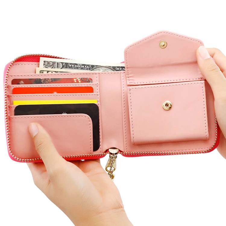 Foldable Leather Card Holder Women Wallet Purse Buy Ladies Wallet