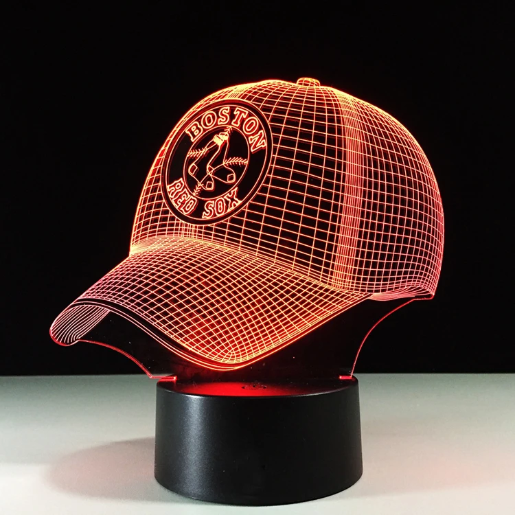 red sox lamp