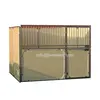 hot dipped galvasized horse barn stall boxes with PE plastic board