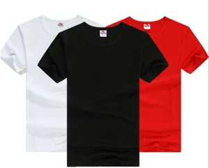 Male and female short sleeved blank t-shirts advertising and work clothing Male and female short sleeved blank t-shirts advertising and work clothing