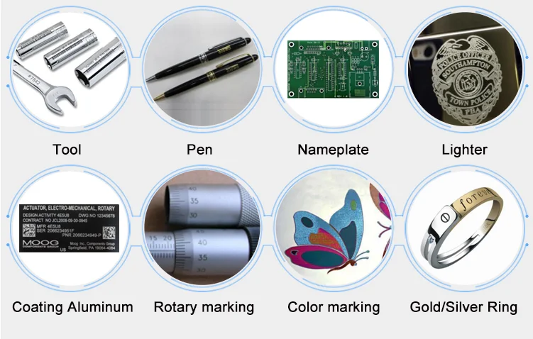 Continuous production 20w online flying fiber laser marking machine for ppr pvc pipe