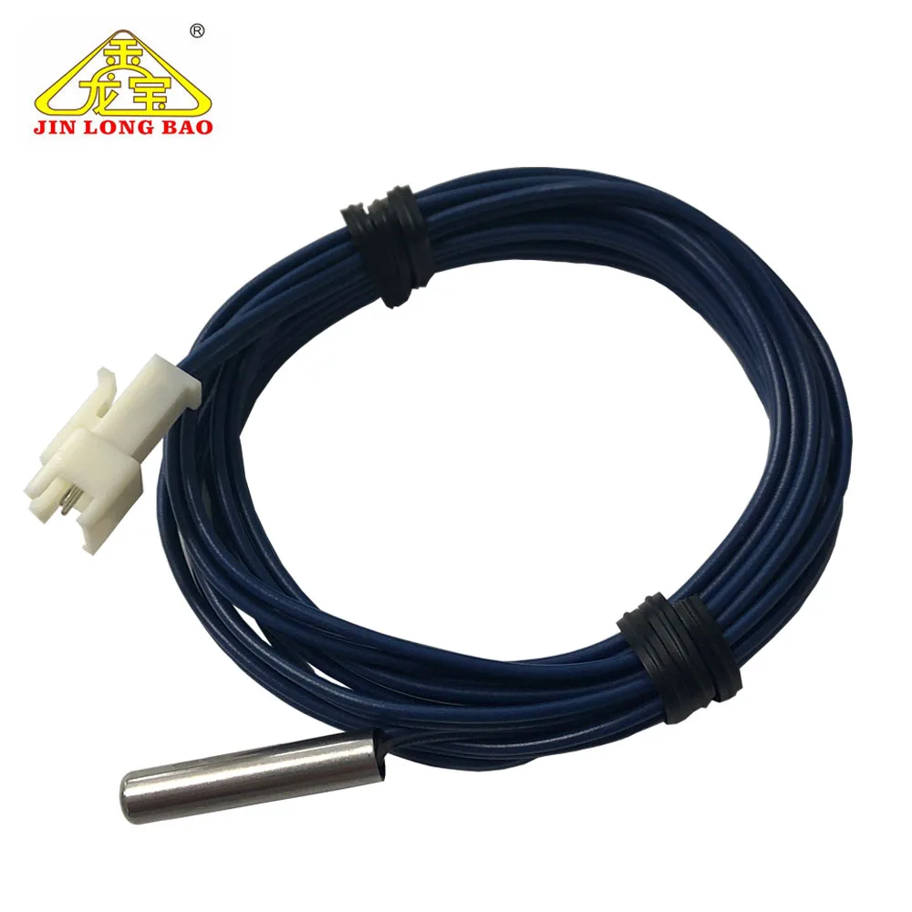Cylinder Type Housing Ntc Thermistor Sensor Probe 10k With Stainless Steel Probe Housing High