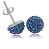 Multi Color Jordan Cheap Korean Model Selling Earring Small Cute Crystal Dome Earring Stud