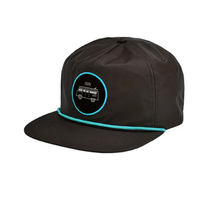 Custom Unstructured Plain Blank Rope Nylon Snapback Cap Hat Buy Waterproof Nylon Cap Hat With