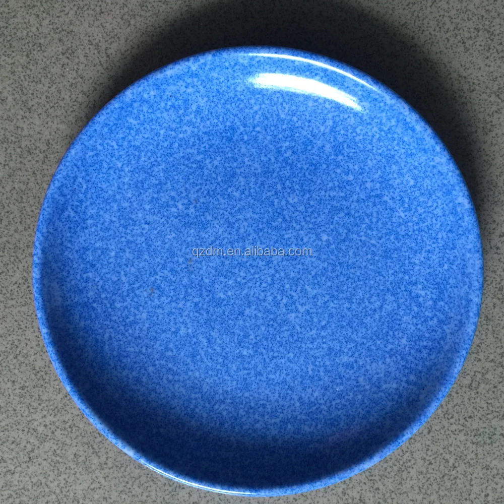 Green Melamine Dinner Plate/Decorative Melamine Dish