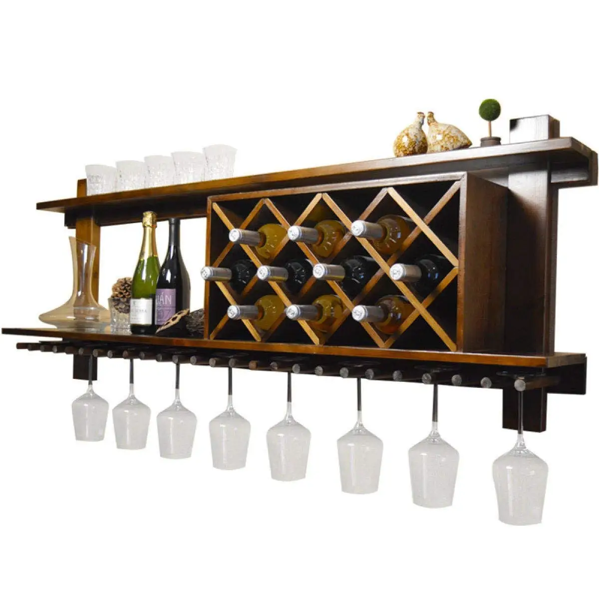 Sunday Qh Wine Racks Wall Hangings Wrought Iron Shelves Sunday Qh Wine Racks Wall Hangings Wrought Iron Shelves Cabinets Hanging Gl Holders Vintage Pipes Creative Decoration E