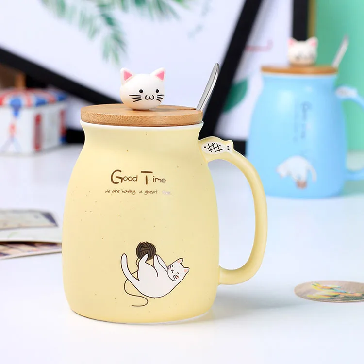 ceramic cat coffee mugs