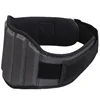 Black nylon webbing belt for gym or weight training