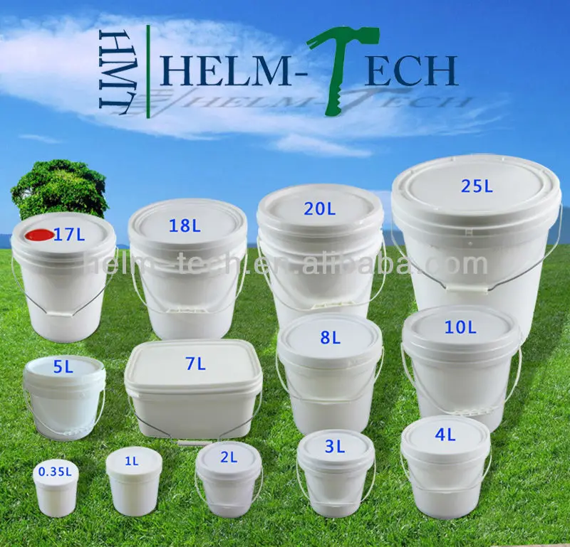 0.35l Small Size Plastic Bucket With Lid Buy Round And Clear Plastic