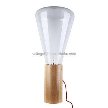 Modern Edison Bulb Standing Lights Transpa Gl Shape Natural Modern Edison Bulb Standing Lights Transpa Gl Shape Natural Wooden Base Lamp Mushroom Floor