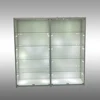 LED Illuminated glass Display Cabinet with 4 Tempered Glass Shelves,watch Showcase