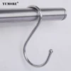 Hot selling stainless hanging hanger for kitchen household bathroom s type coat hooks