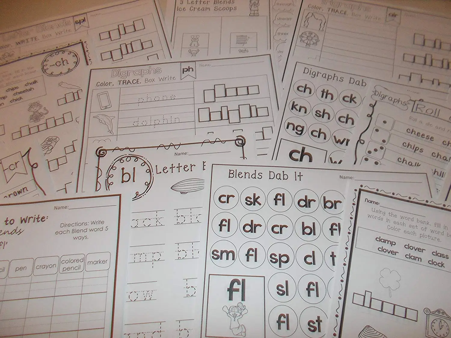 263 Bulk Printed Preschool Numbers Worksheets.