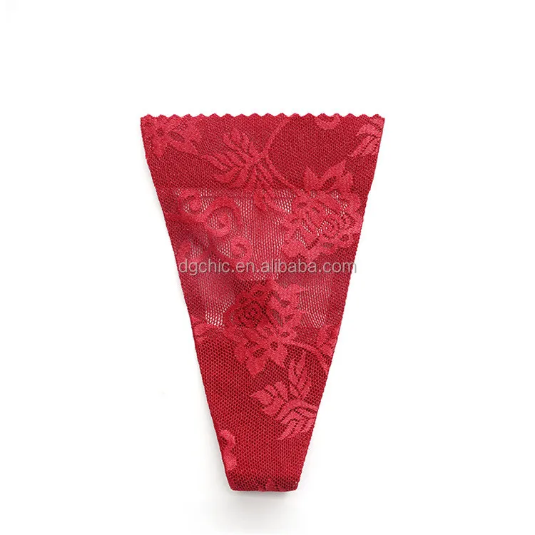 Women No More Panty Lines Silicone Adhesive Strapless Panty Lace C