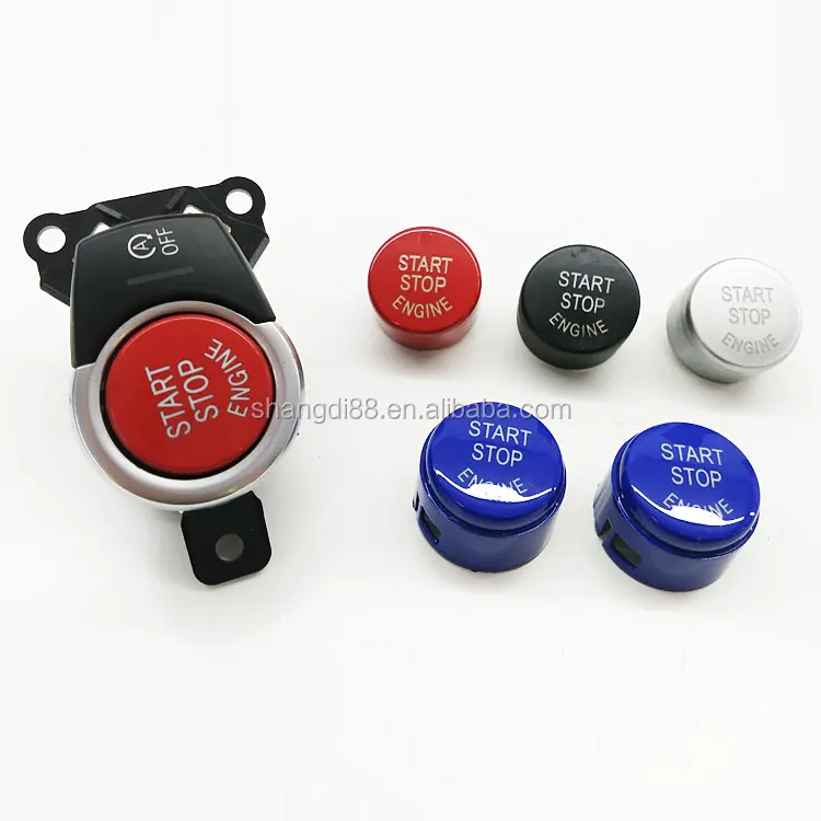 Red Automatic Engine Ignition Switch Emergency Startstop Push Button