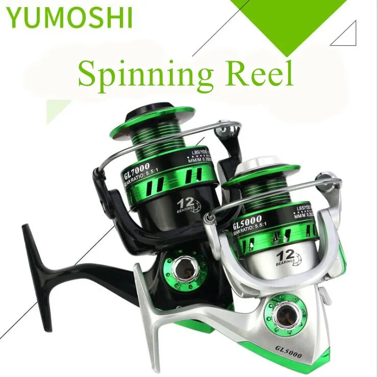 Gl4000 Metal Spool Spinning Carp Fishing Reel Long Cast Bait