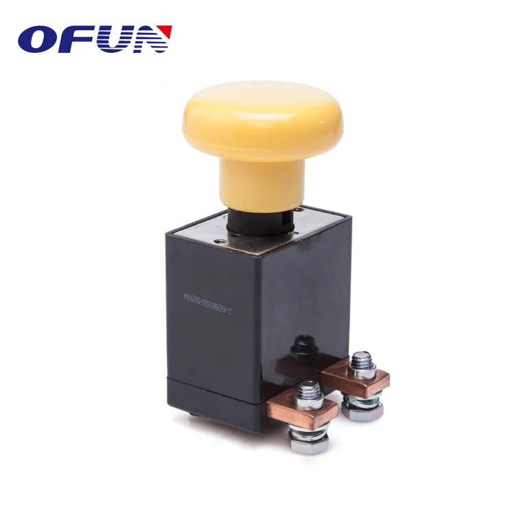 OFUN Low Voltage Types Electrical Switches Push Button 250A 80V