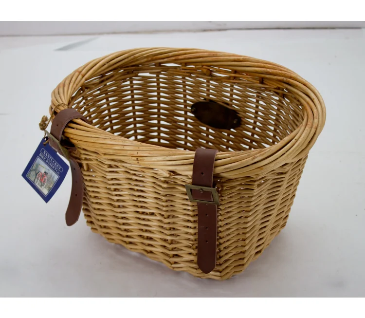 New Design Removeable Wicker Bike Front Basket For Bike Hand Bar Buy