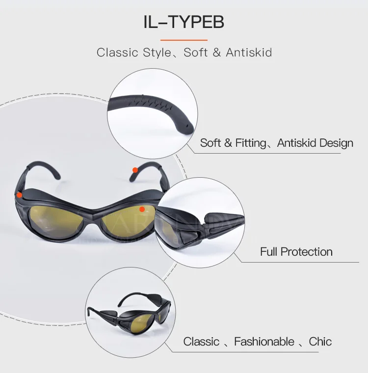 1064nm 10600nm Laser Safety Goggles Protective Glasses Shield