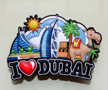 Wholesale Tourist Souvenir Rubber Dubai Fridge Magnet Uv Protected ...