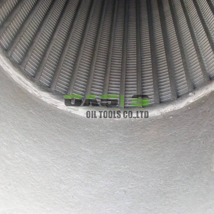13 3/8" Stainless Steel 304L Reinforced Wire Wrapped Well Screens for Borehole Drilling