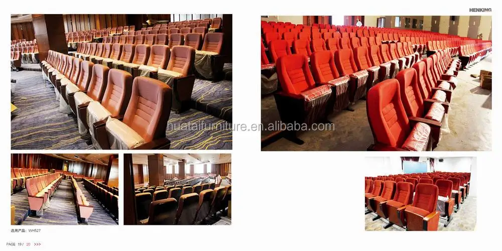 Silla De Cine Plegable De Cuero Con Respaldo Alto,Asientos De Cine En